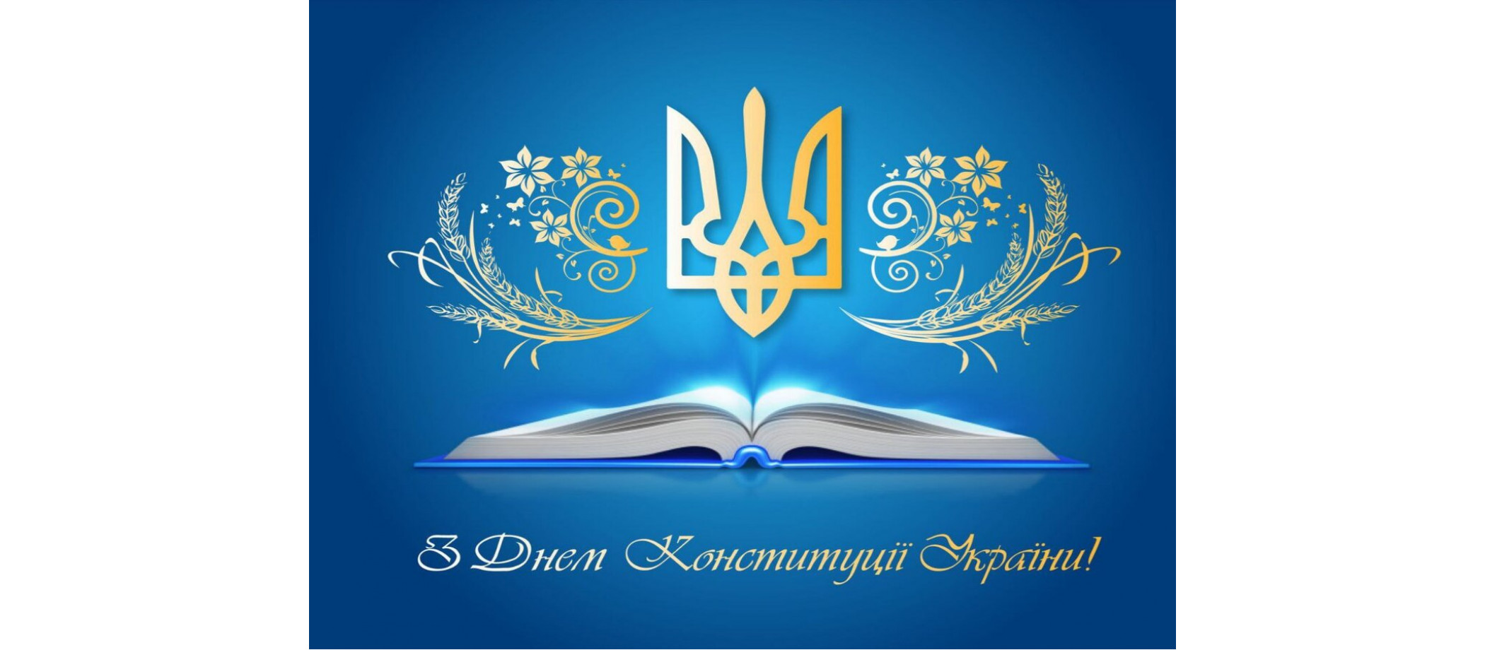 Вітаємо з Днем Конституції України!