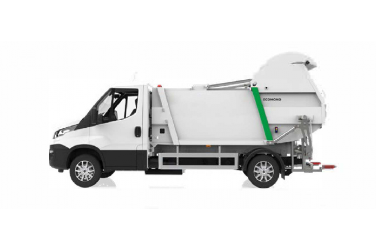 Гідравлічний міні-сміттєвоз заднього завантаження RAFCO S-PRESS