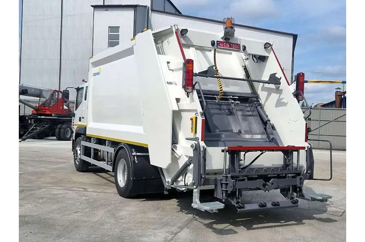 Сміттєвоз заднього завантаження RAFCO L-PRESS 16 куб.м на шасі FOTON AUMAN BJ 1186